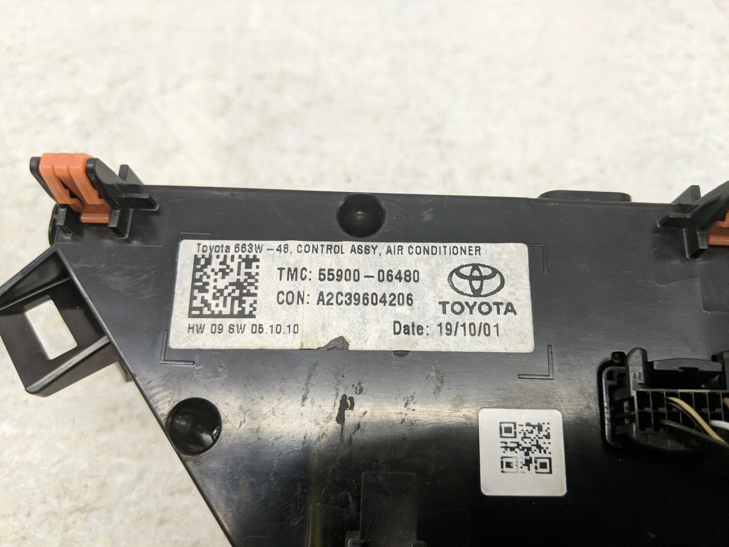 2018-2022 Toyota Camry Climate Control Module Temperature AC/Heater Replacement P/N:A2C39604206 55900-06480 Fits OEM Used Au