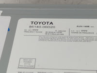 2018-2020 Toyota Camry Radio AM FM Cd Player Receiver Replacement P/N:86140-06D20 Fits Fits 2018 2019 2020 OEM Used Auto Par