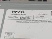 2018-2020 Toyota Camry Radio AM FM Cd Player Receiver Replacement P/N:86140-06D20 Fits Fits 2018 2019 2020 OEM Used Auto Par