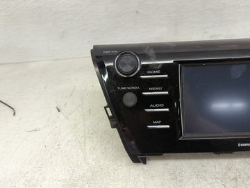 2018-2020 Toyota Camry Radio AM FM Cd Player Receiver Replacement P/N:86140-06D20 Fits Fits 2018 2019 2020 OEM Used Auto Parts