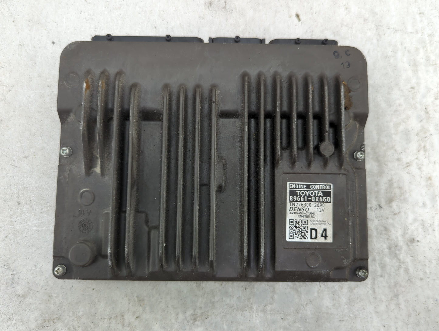 2019-2020 Toyota Camry PCM Engine Control Computer ECU ECM PCU OEM P/N:89661-0X650 TN276300-2690 Fits Fits 2019 2020 OEM Use