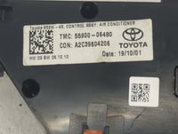 2020 Toyota Camry Climate Control Module Temperature AC/Heater Replacement P/N:55900-06480 A2C39604206 Fits OEM Used Auto Pa