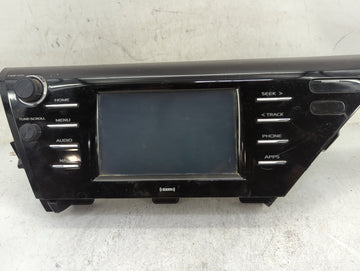 2020-2022 Toyota Camry Radio AM FM Cd Player Receiver Replacement P/N:86140-06D20 AVH-1498 Fits Fits 2020 2021 2022 OEM Used Auto Parts