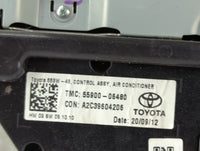 2020-2022 Toyota Camry Radio AM FM Cd Player Receiver Replacement P/N:86140-06D90SE 55900-06480 Fits Fits 2020 2021 2022 OEM