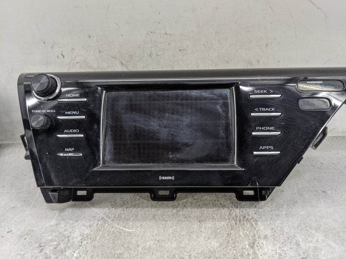 2018-2020 Toyota Camry Radio AM FM Cd Player Receiver Replacement P/N:86140-06D20 AVH-1498 Fits Fits 2018 2019 2020 OEM Used