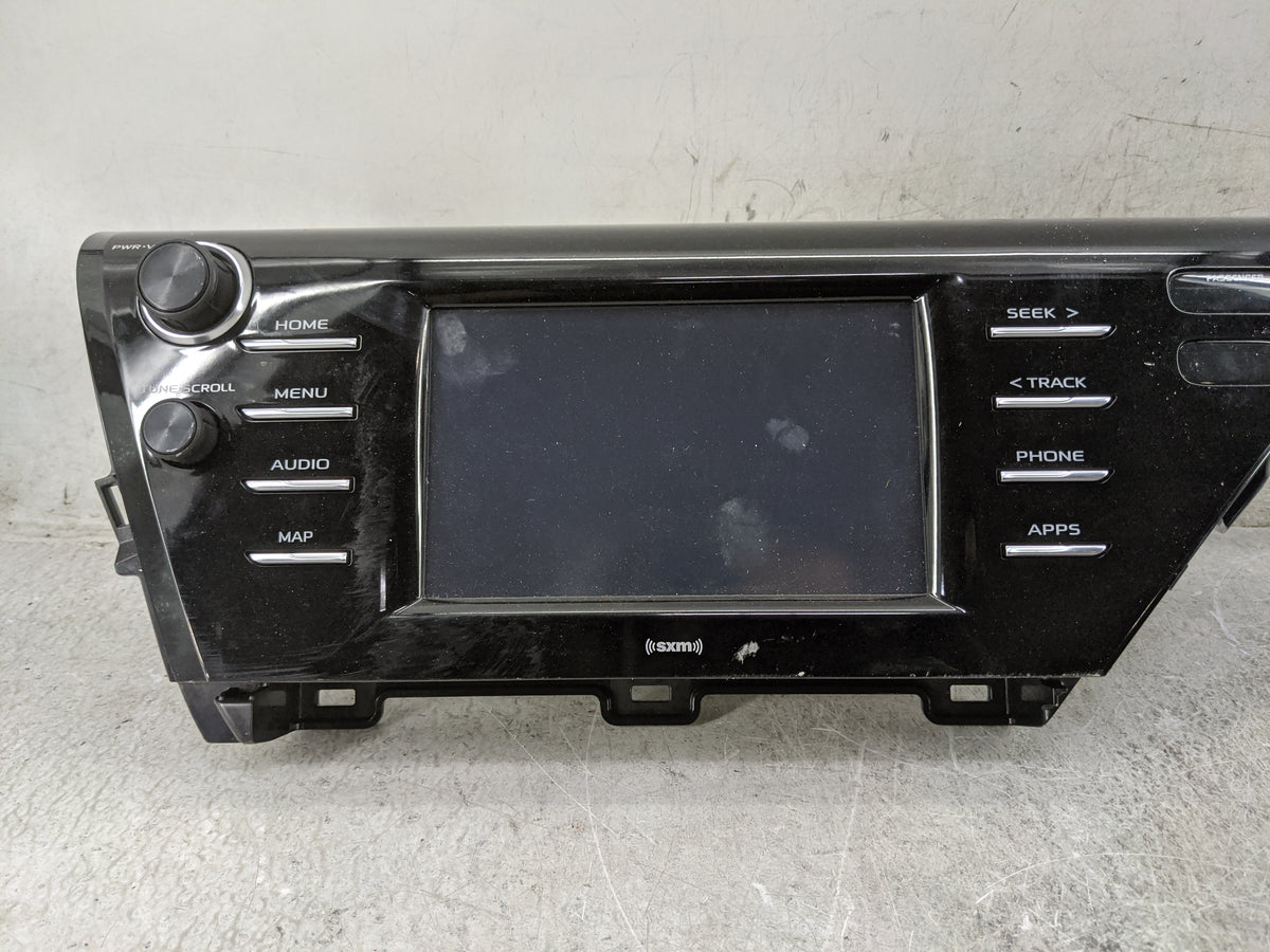 2018-2020 Toyota Camry Radio AM FM Cd Player Receiver Replacement P/N:86140-06D20 AVH-1498 Fits Fits 2018 2019 2020 OEM Used