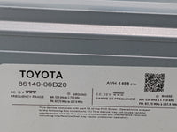 2018-2020 Toyota Camry Radio AM FM Cd Player Receiver Replacement P/N:86140-06D20 AVH-1498 Fits Fits 2018 2019 2020 OEM Used