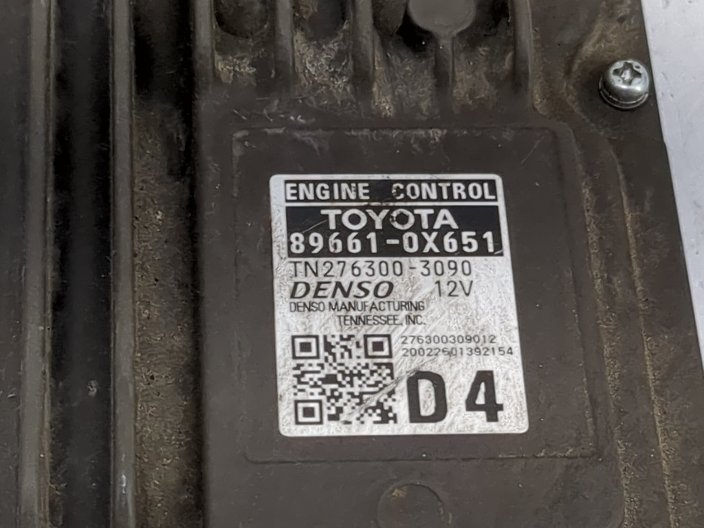 2020 Toyota Camry PCM Engine Control Computer ECU ECM PCU OEM P/N:89661-0X651 TN276300-3090 Fits OEM Used Auto Parts - Oemus