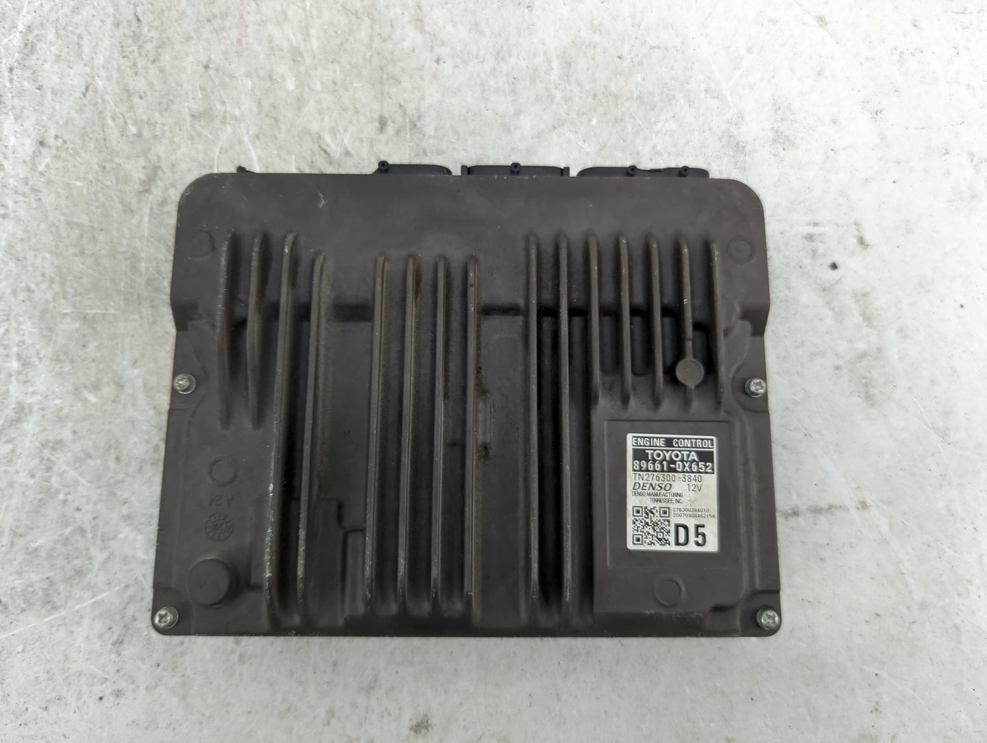 2019-2020 Toyota Camry PCM Engine Control Computer ECU ECM PCU OEM P/N:89661-0X652 TN276300-3840 Fits Fits 2019 2020 OEM Use