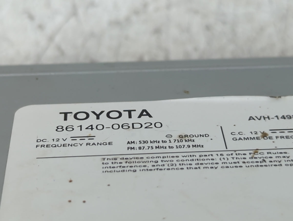 2020 Toyota Camry Information Display Screen 1500198 - Oemusedautoparts1.com