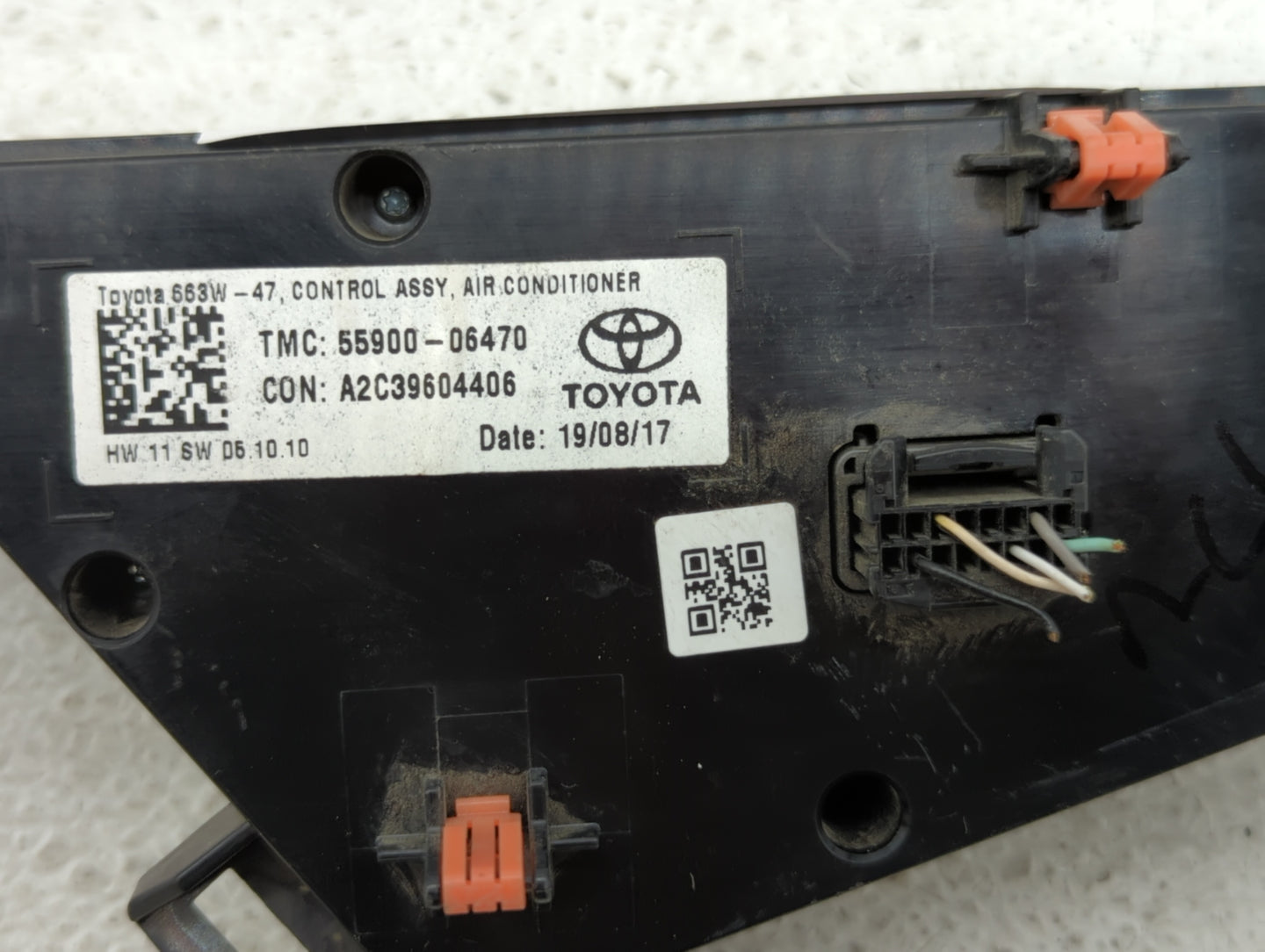 2018-2022 Toyota Camry Climate Control Module Temperature AC/Heater Replacement P/N:55900-06470 Fits Fits 2018 2019 2020 202