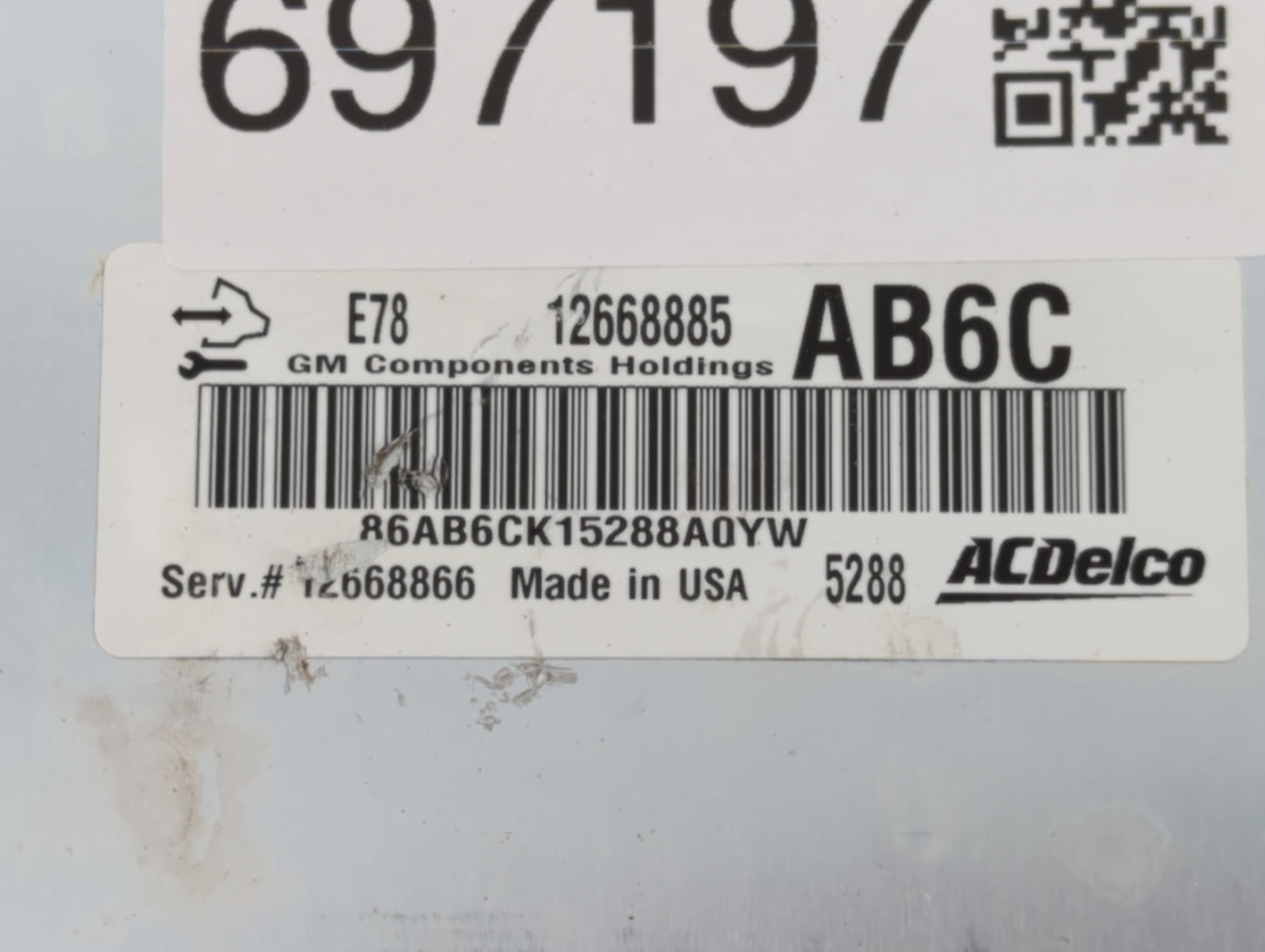 2019-2020 Toyota Camry PCM Engine Control Computer ECU ECM PCU OEM P/N:12668885 12668866 Fits Fits 2019 2020 OEM Used Auto P