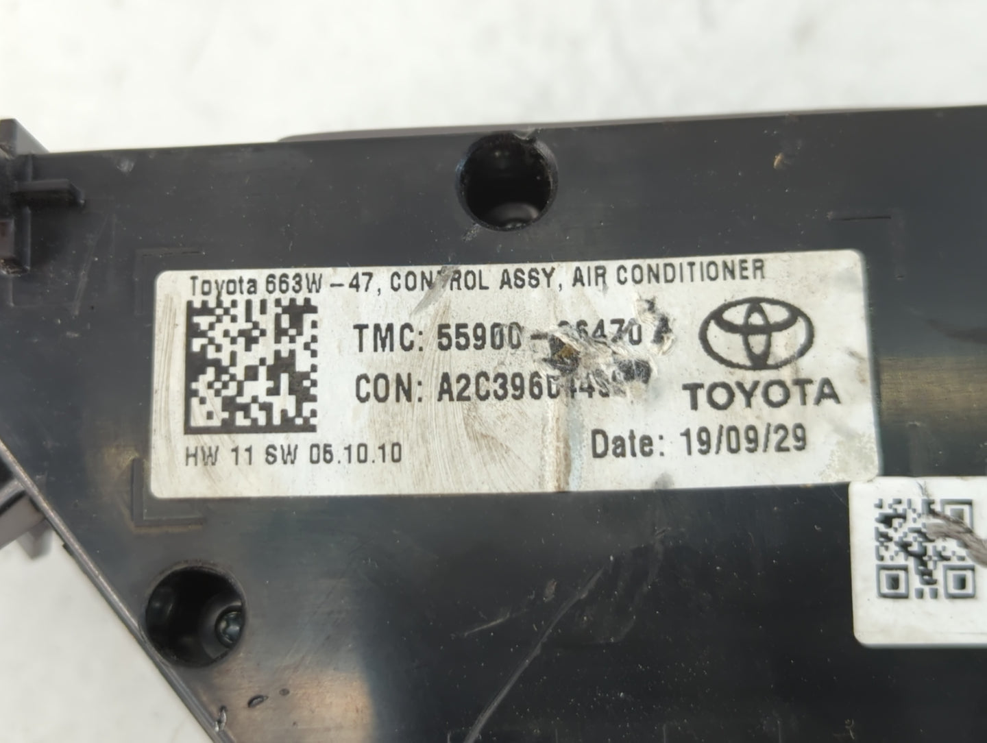 2018-2022 Toyota Camry Climate Control Module Temperature AC/Heater Replacement P/N:55900-06470 Fits Fits 2018 2019 2020 202