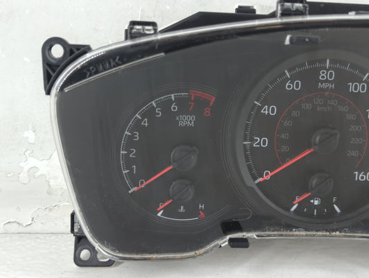 2020 Toyota Corolla Instrument Cluster Speedometer Gauges P/N:157590-6733 83800-1AN70 Fits OEM Used Auto Parts