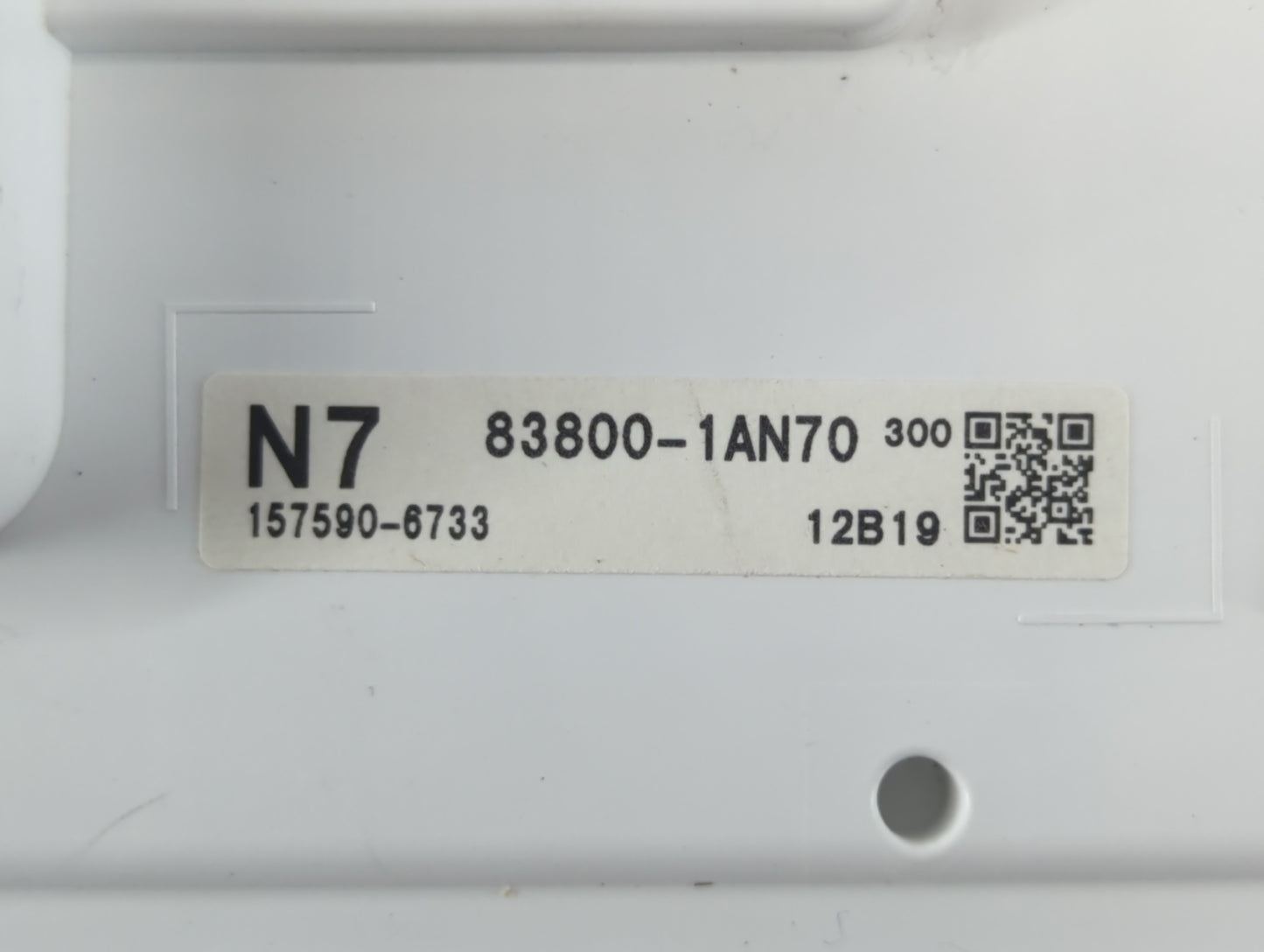 2020 Toyota Corolla Instrument Cluster Speedometer Gauges P/N:157590-6733 83800-1AN70 Fits OEM Used Auto Parts - Oemusedauto
