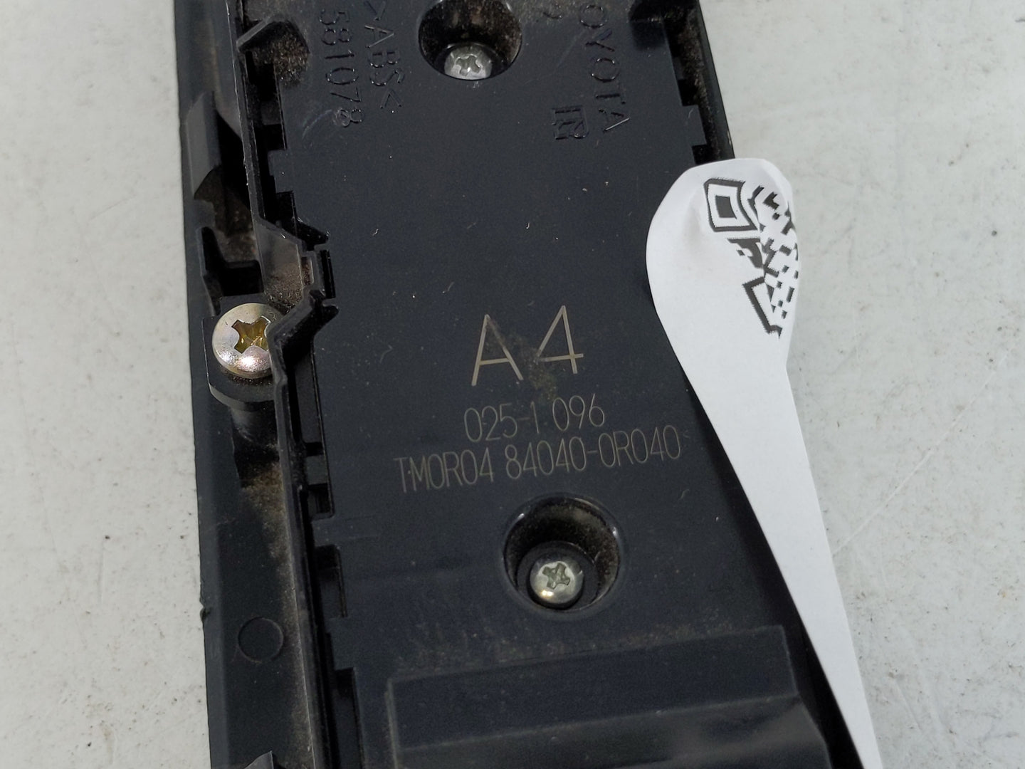 2020 Toyota Corolla Master Power Window Switch Replacement Driver Side Left P/N:84040-12150 Fits OEM Used Auto Parts - Oemus