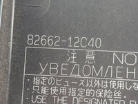 2020-2022 Toyota Corolla Fusebox Fuse Box Panel Relay Module P/N:82662-12C40 Fits Fits 2020 2021 2022 OEM Used Auto Parts - 