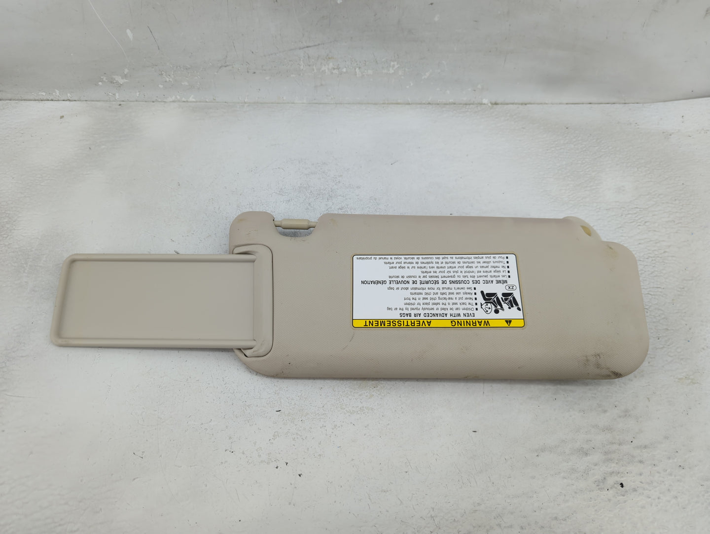2019-2022 Toyota Corolla Sun Visor Shade Replacement Passenger Right Mirror Fits Fits 2019 2020 2021 2022 OEM Used Auto Part