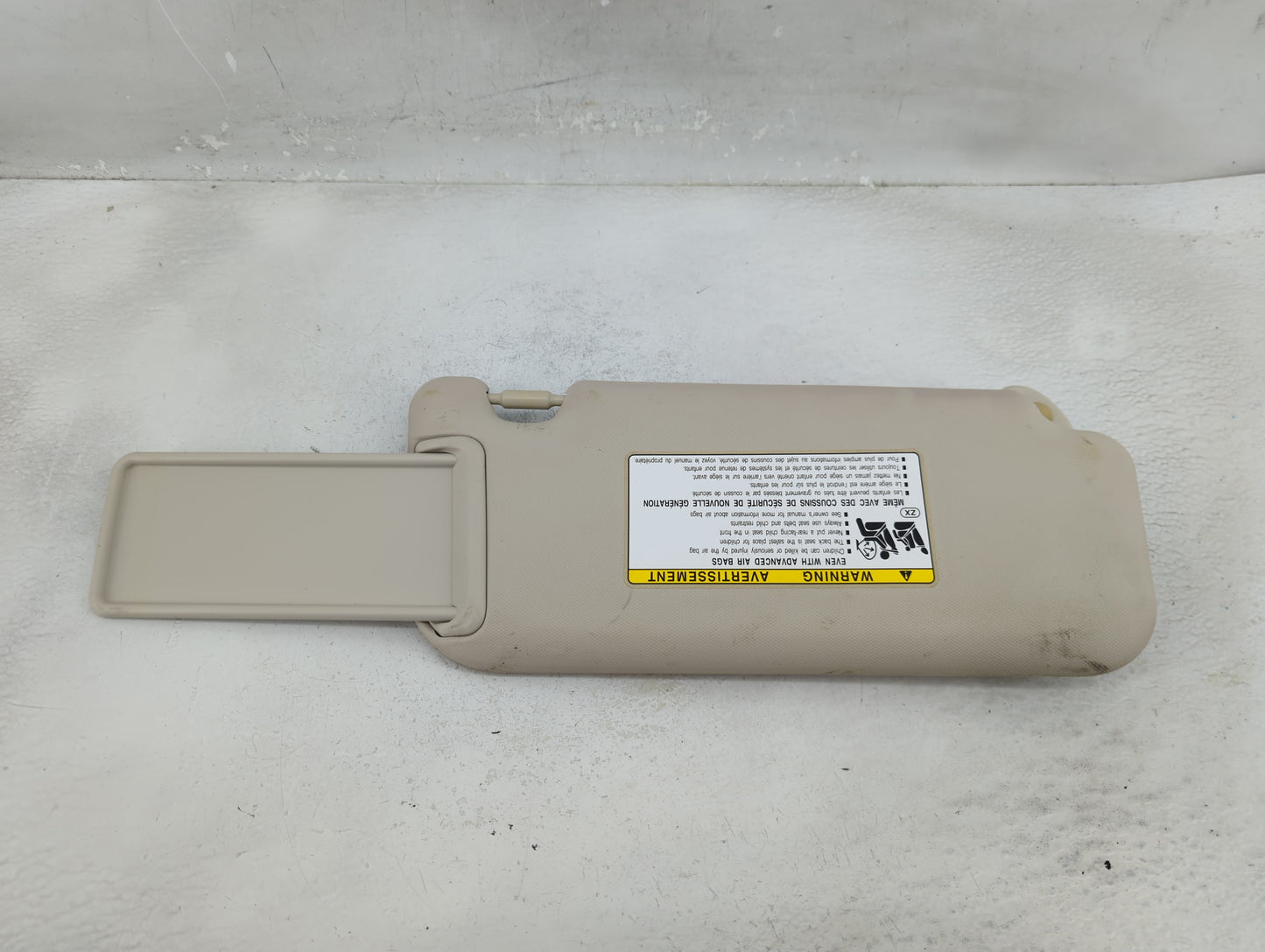 2019-2022 Toyota Corolla Sun Visor Shade Replacement Passenger Right Mirror Fits Fits 2019 2020 2021 2022 OEM Used Auto Part