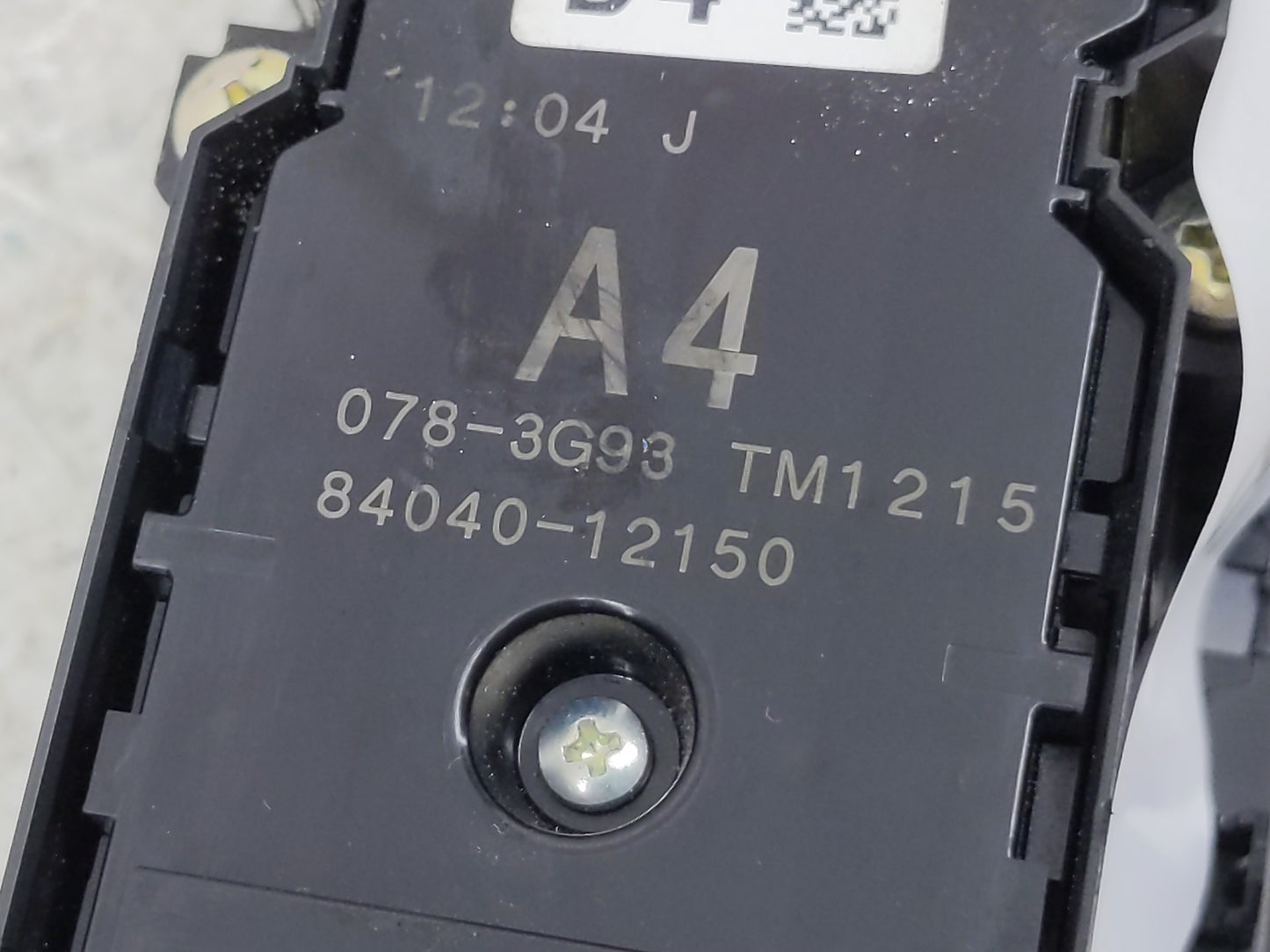 2020 Toyota Corolla Master Power Window Switch Replacement Driver Side Left P/N:84040-12150 Fits Fits 2019 OEM Used Auto Par
