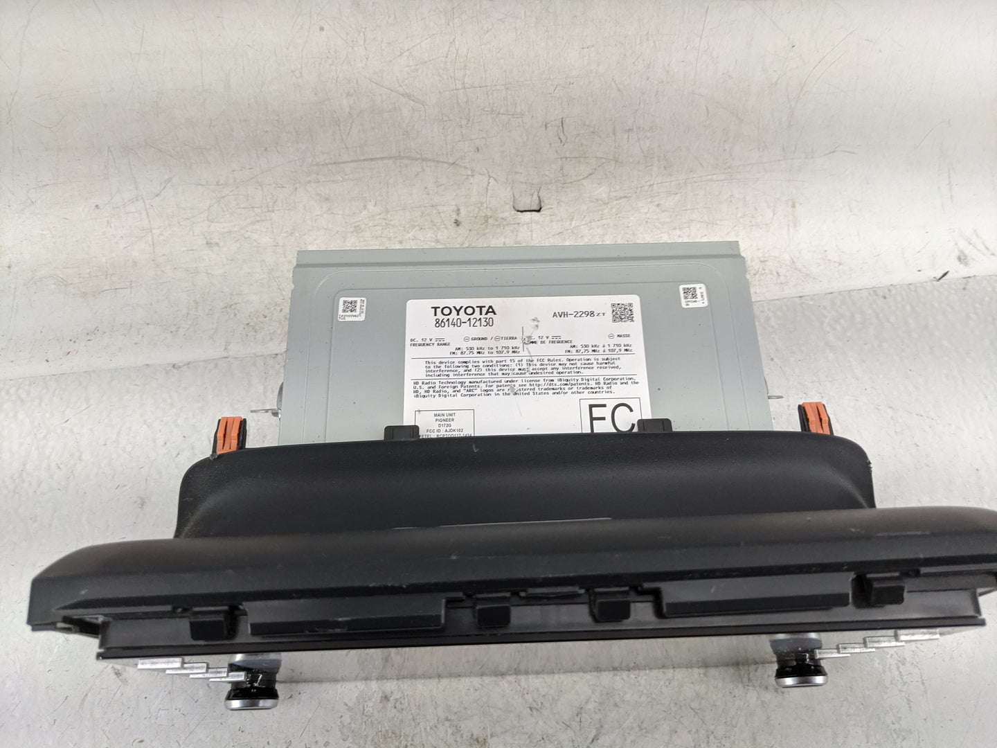 2020 Toyota Corolla Radio AM FM Cd Player Receiver Replacement P/N:86140-12350 86140-02A50 Fits OEM Used Auto Parts - Oemuse