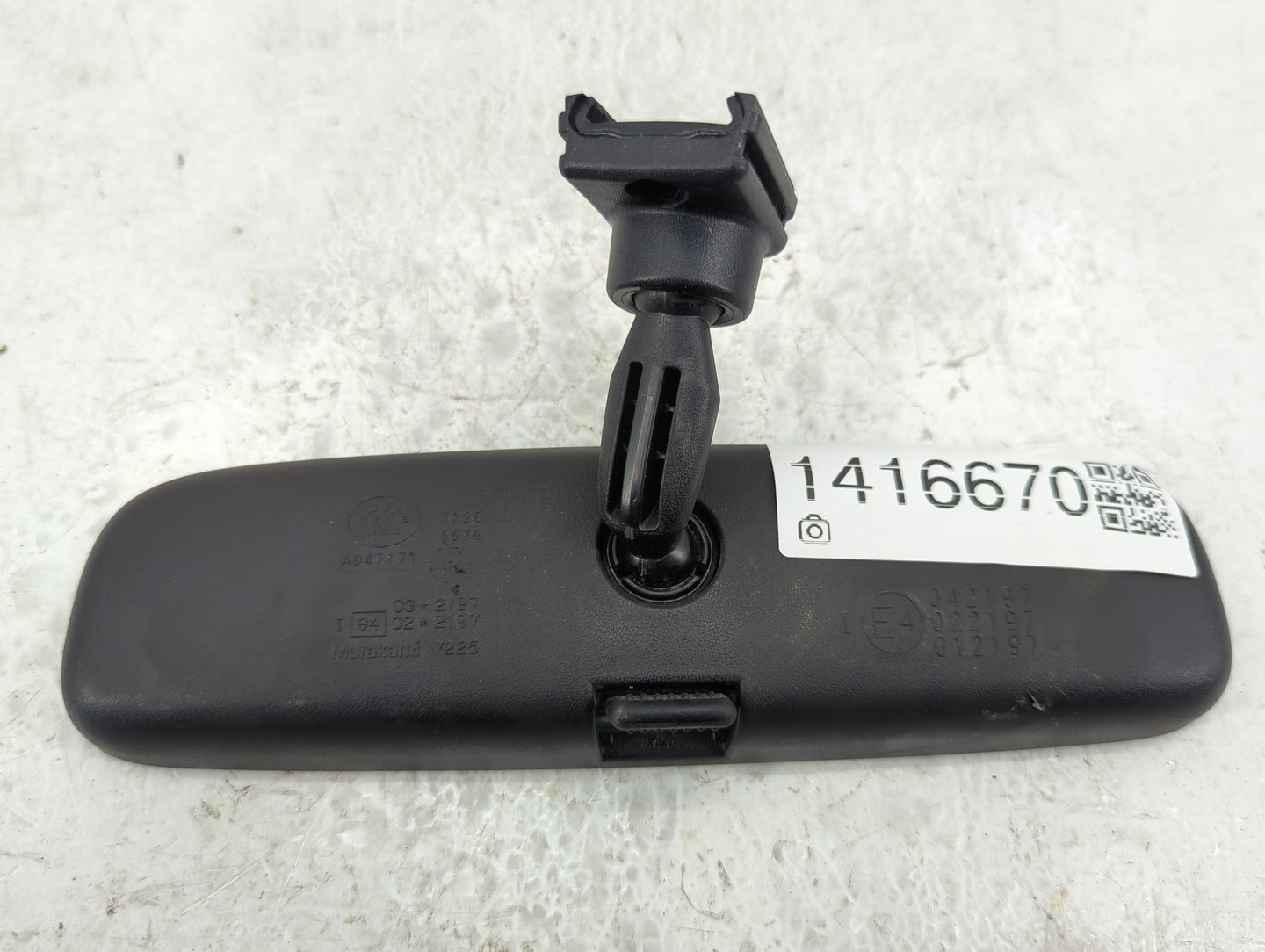 2017-2022 Toyota Corolla Interior Rear View Mirror Replacement OEM P/N:A047171 Fits Fits 2016 2017 2018 2019 2020 2021 2022 