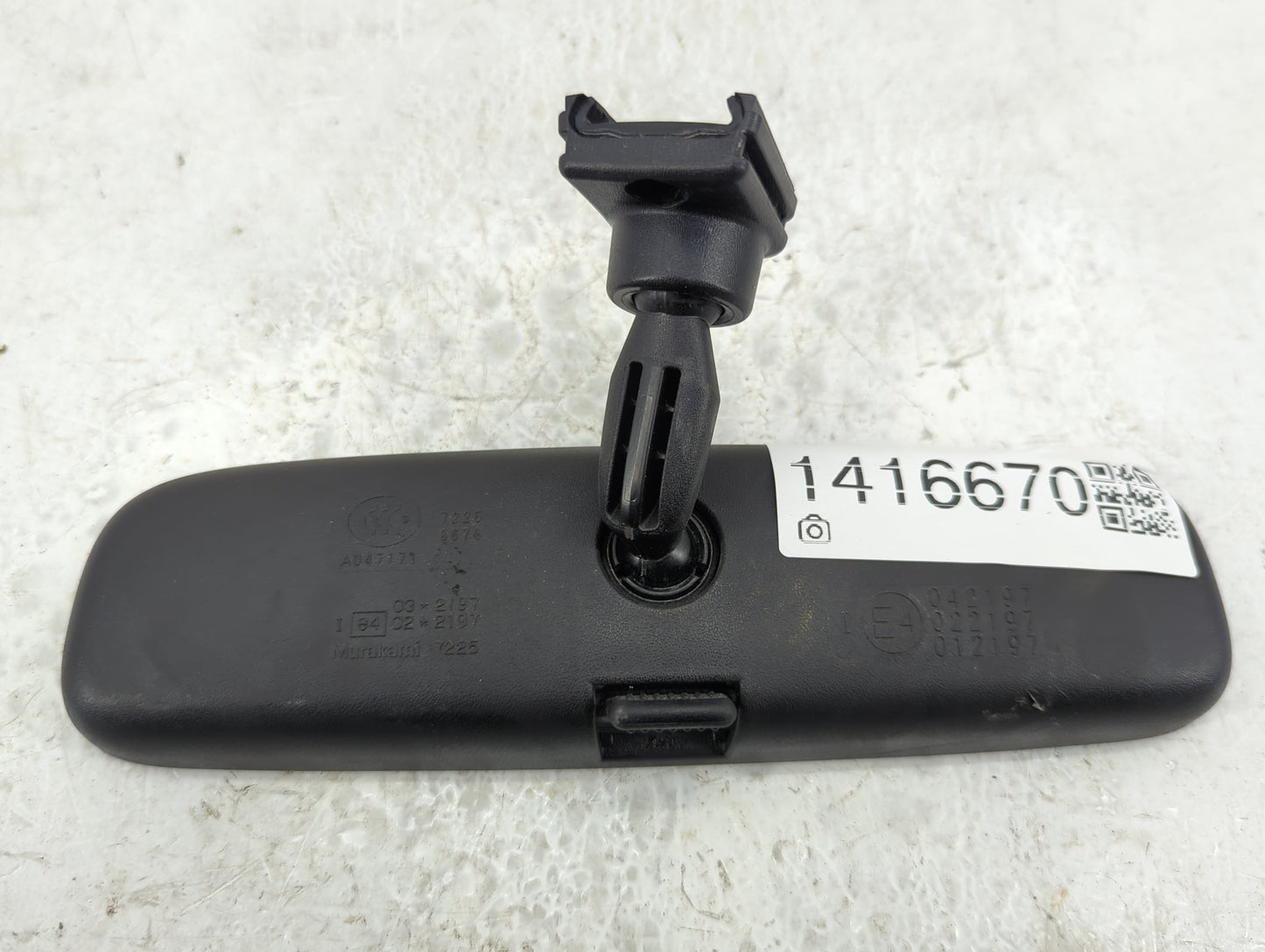 2017-2022 Toyota Corolla Interior Rear View Mirror Replacement OEM P/N:A047171 Fits Fits 2016 2017 2018 2019 2020 2021 2022 