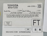 2020 Toyota Corolla Radio AM FM Cd Player Receiver Replacement P/N:86140-12350 Fits OEM Used Auto Parts - Oemusedautoparts1.