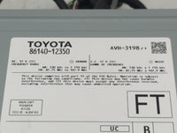 2020 Toyota Corolla Radio AM FM Cd Player Receiver Replacement P/N:86140-12350 Fits OEM Used Auto Parts - Oemusedautoparts1.