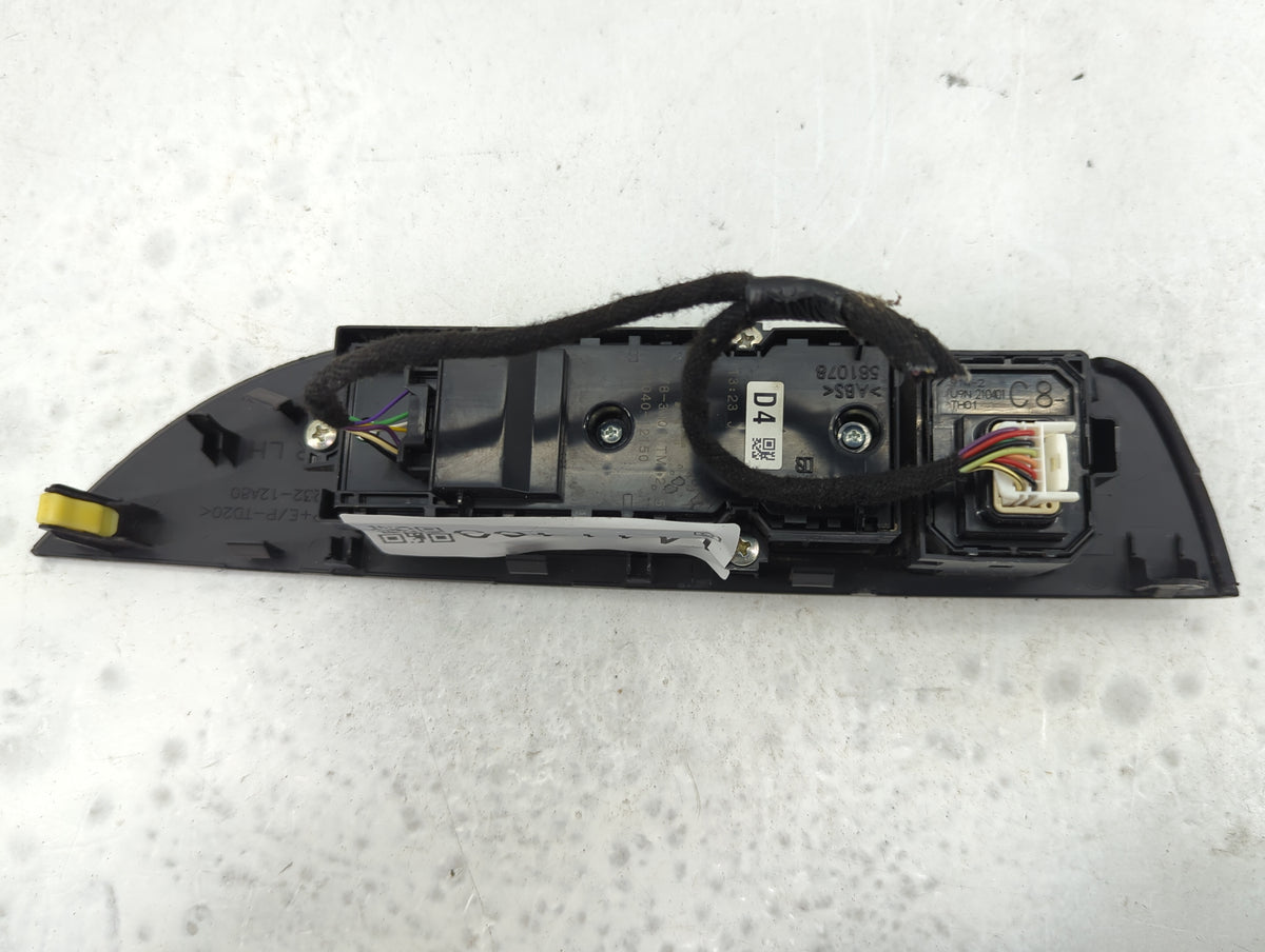 2020 Toyota Corolla Master Power Window Switch Replacement Driver Side Left P/N:84040-12150 078-3W01 Fits Fits 2019 OEM Used