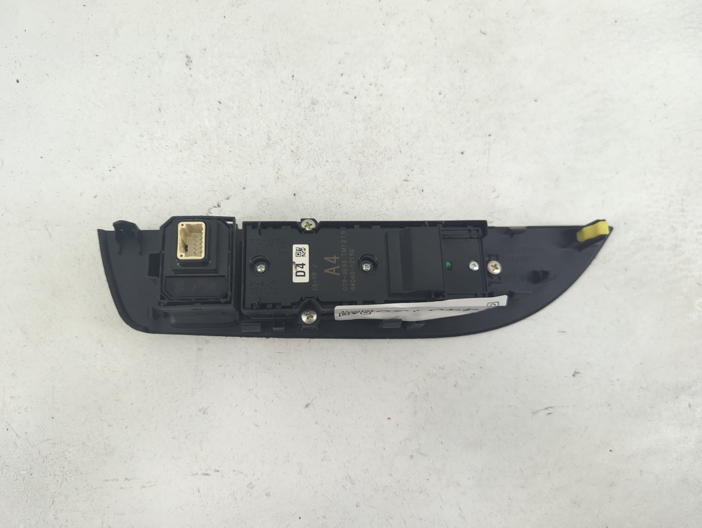 2020 Toyota Corolla Master Power Window Switch Replacement Driver Side Left P/N:84040-12150 078-3E93 Fits Fits 2019 OEM Used
