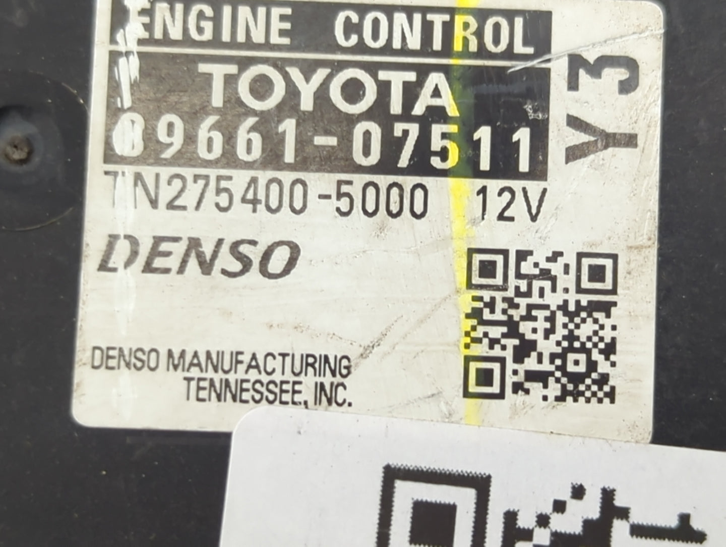 2020 Toyota Corolla PCM Engine Control Computer ECU ECM PCU OEM P/N:89661-07511 N275400-5000 Fits OEM Used Auto Parts - Oemu