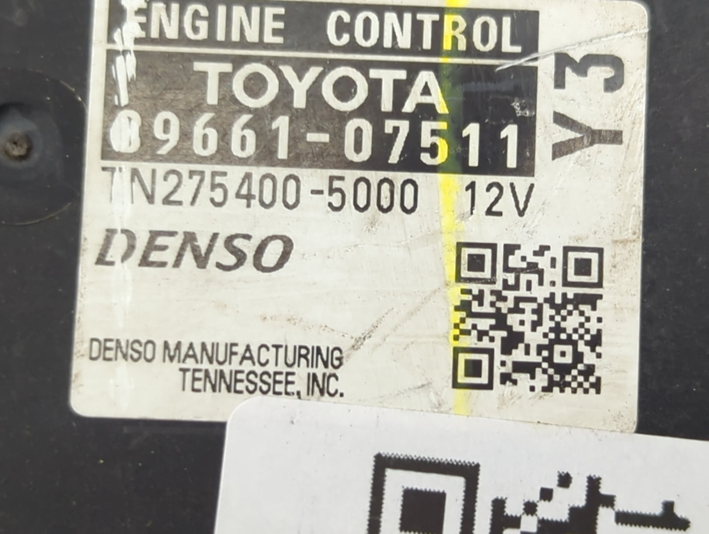 2020 Toyota Corolla PCM Engine Control Computer ECU ECM PCU OEM P/N:89661-07511 N275400-5000 Fits OEM Used Auto Parts - Oemu