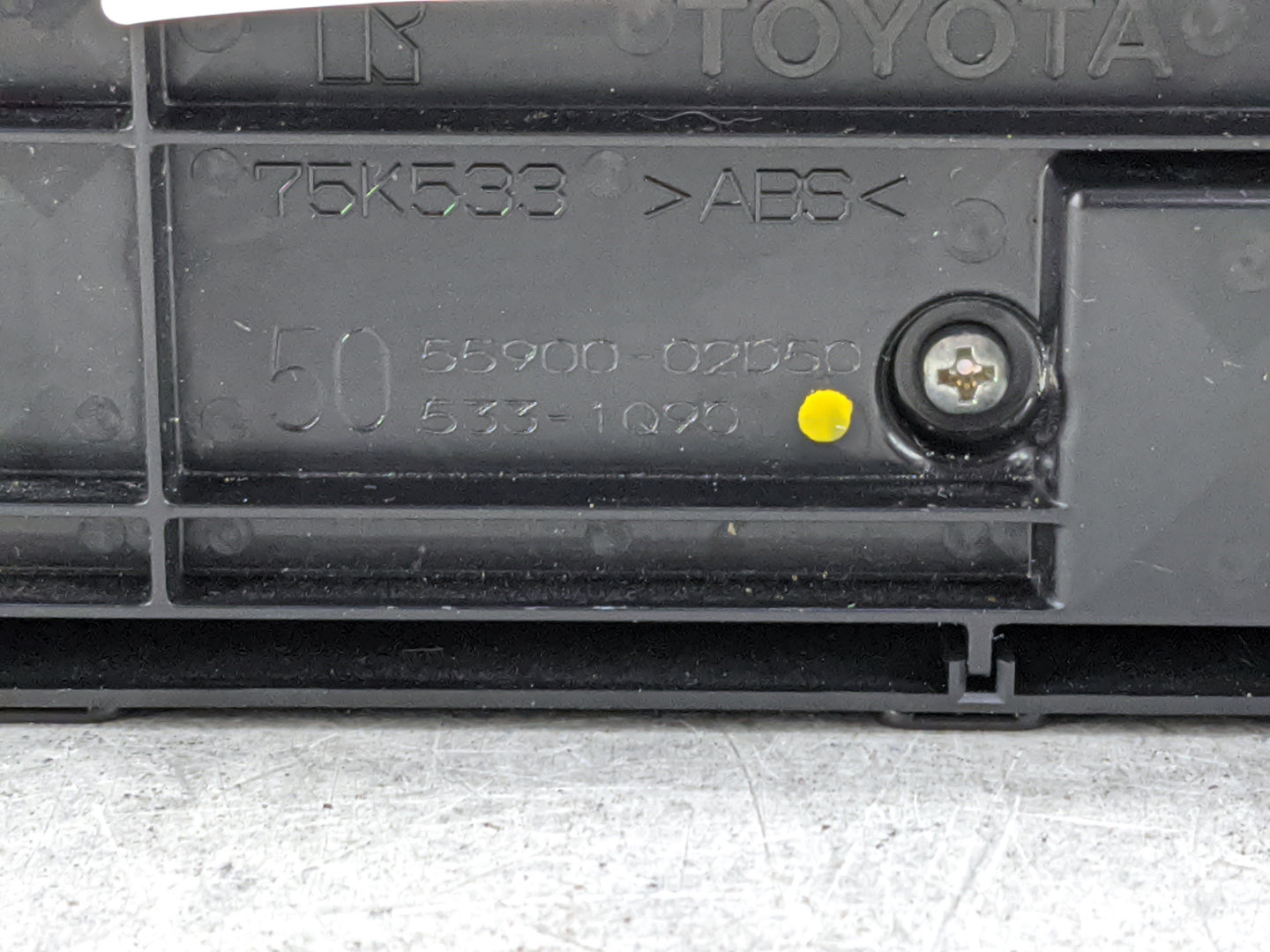 2020 Toyota Corolla Climate Control Module Temperature AC/Heater Replacement P/N:55900-02D50 75K533, 533-1Q90 Fits OEM Used 