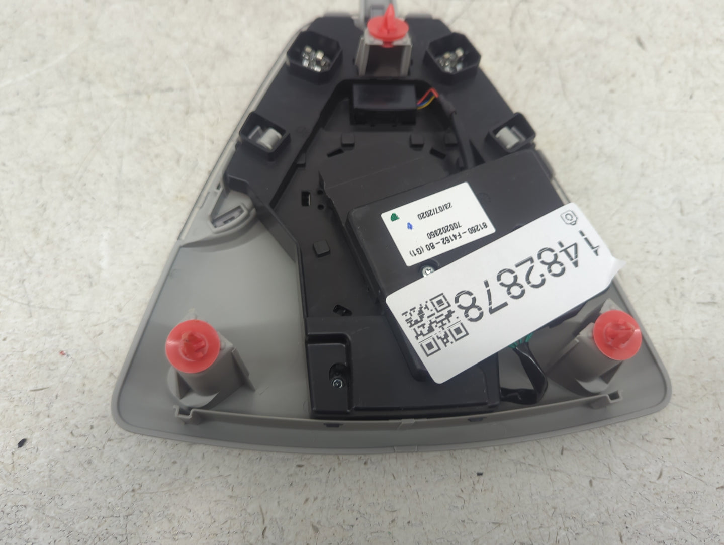 2020 Toyota Corolla Overhead Roof Console Gray - Oemusedautoparts1.com