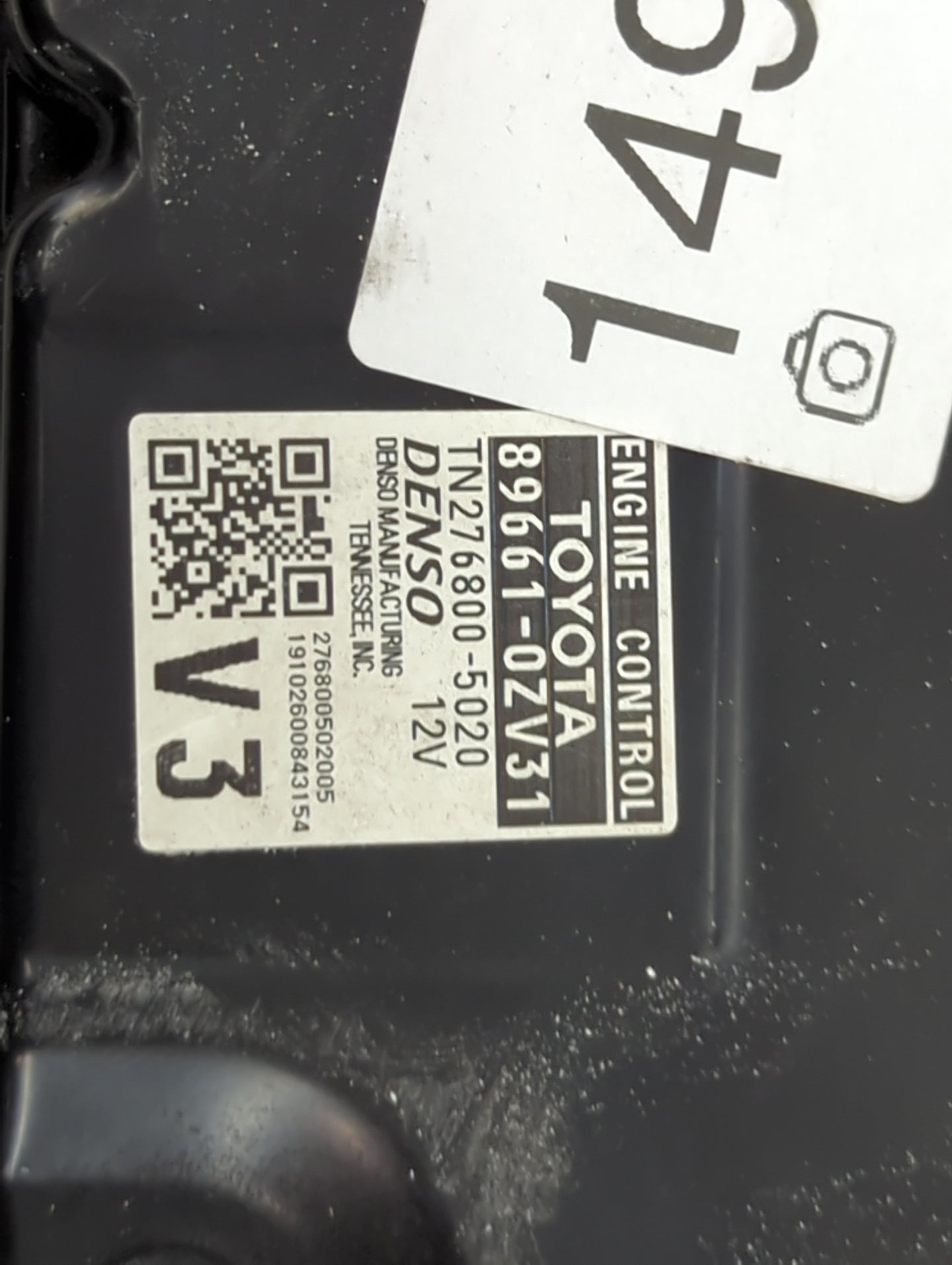 2020 Toyota Corolla PCM Engine Control Computer ECU ECM PCU OEM P/N:89661-0ZV31 TN276800-5020 Fits OEM Used Auto Parts - Oem