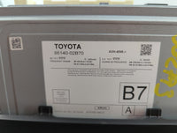 2020 Toyota Corolla Radio AM FM Cd Player Receiver Replacement P/N:86140-02B70 AVH-4598, SCPY001340UC Fits OEM Used Auto Par