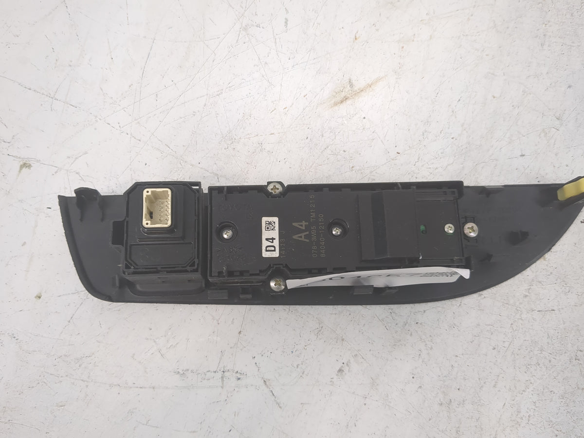 2020 Toyota Corolla Master Power Window Switch Replacement Driver Side Left P/N:078-3W95 84040-12150 Fits Fits 2019 OEM Used