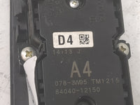 2020 Toyota Corolla Master Power Window Switch Replacement Driver Side Left P/N:078-3W95 84040-12150 Fits Fits 2019 OEM Used