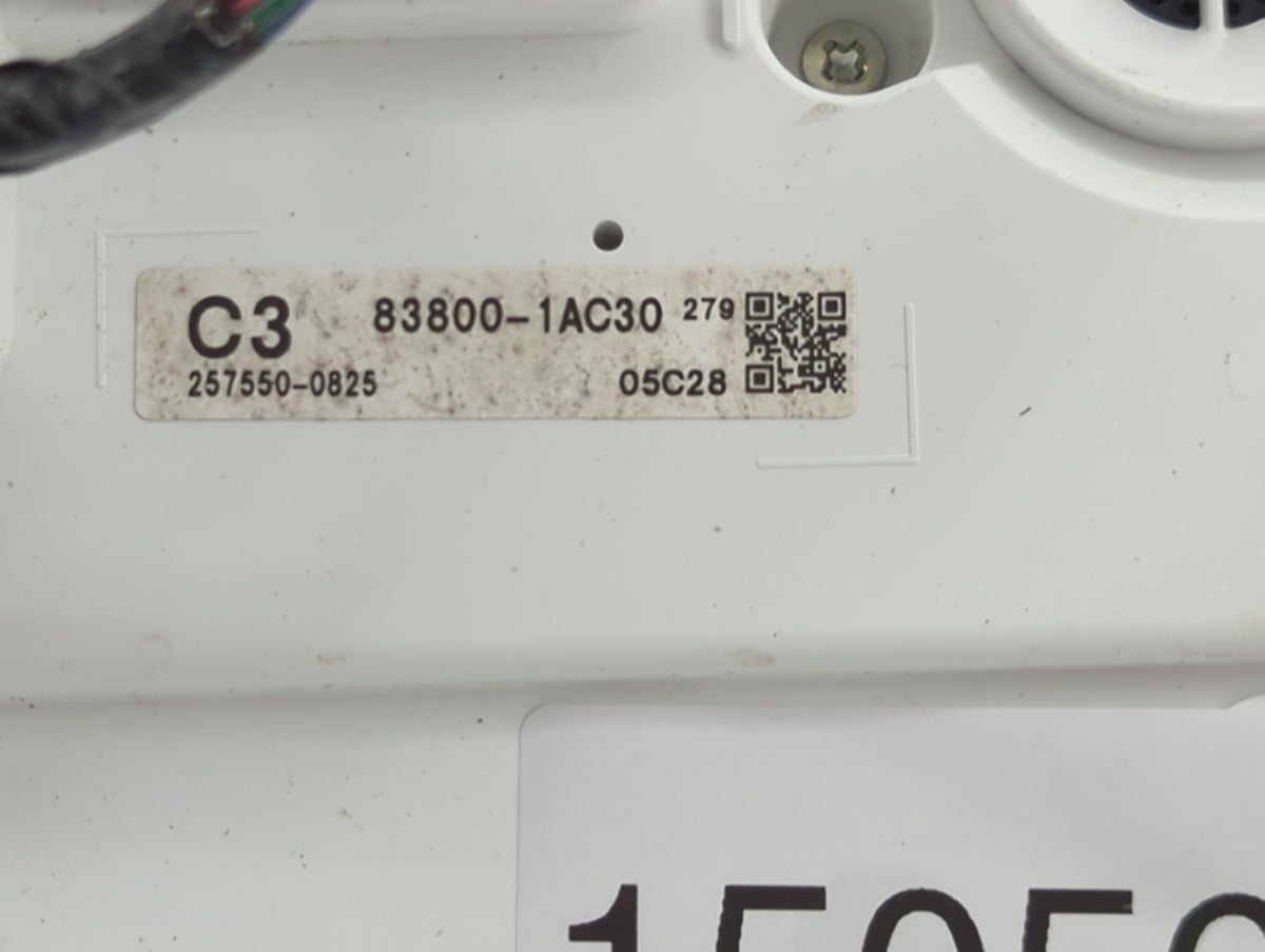 2020 Toyota Corolla Instrument Cluster Speedometer Gauges P/N:83800-1AC30 257550-0825 Miles: Fits OEM Used Auto Parts - Oemu
