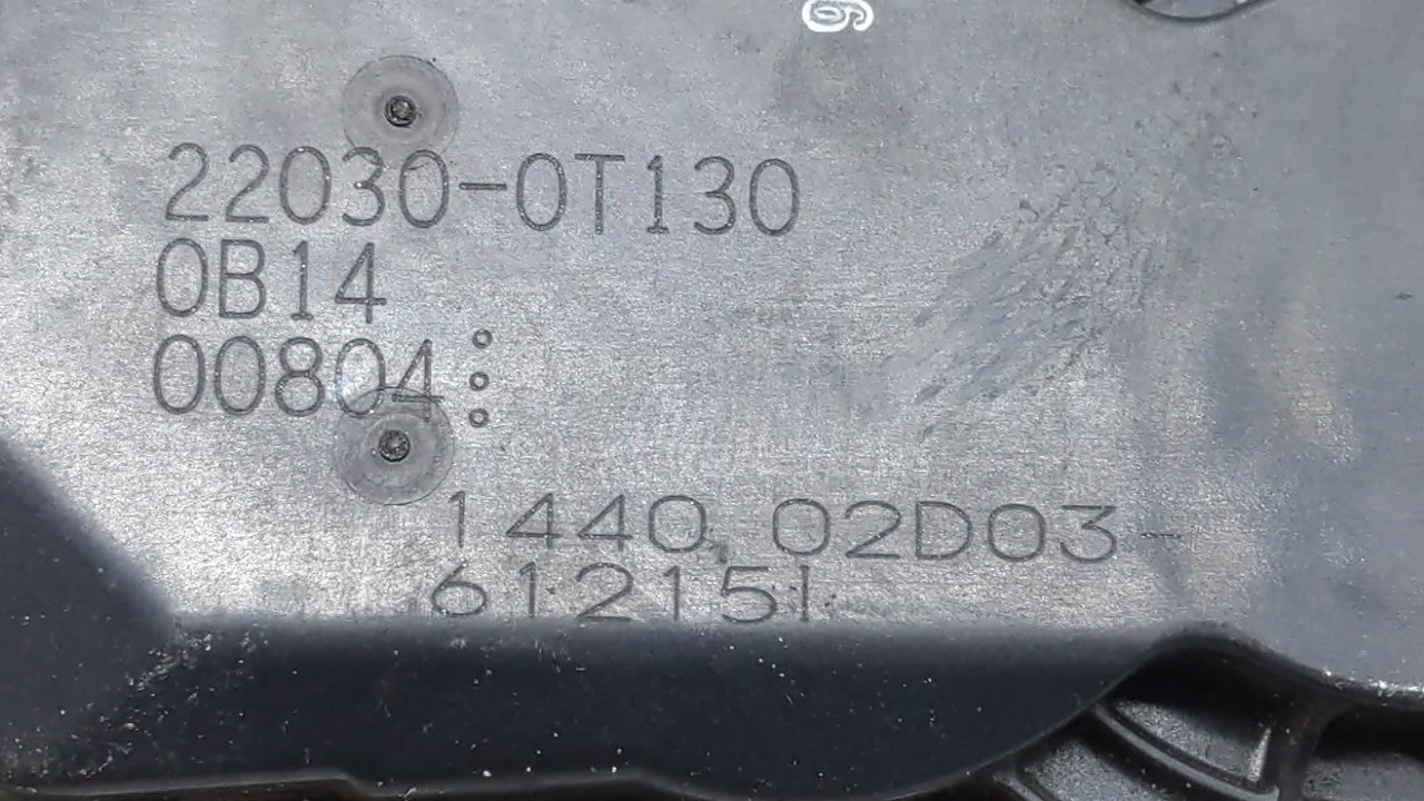 2020 Toyota Corolla Throttle Body P/N:22030-0T130 22030-37040 Fits Fits 2013 2014 OEM Used Auto Parts - Oemusedautoparts1.co