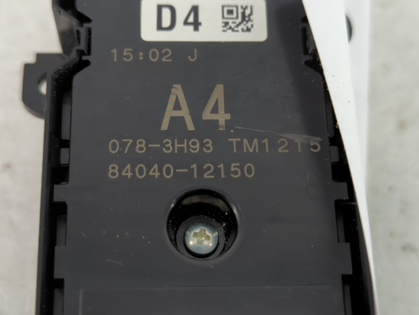 2020 Toyota Corolla Master Power Window Switch Replacement Driver Side Left P/N:078-3H93 TM1215 84040-12150 Fits Fits 2019 O