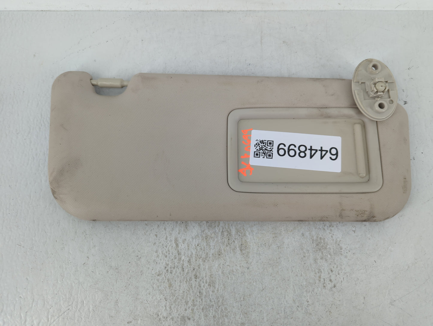 2019-2022 Toyota Corolla Sun Visor Shade Replacement Passenger Right Mirror Fits Fits 2019 2020 2021 2022 OEM Used Auto Part