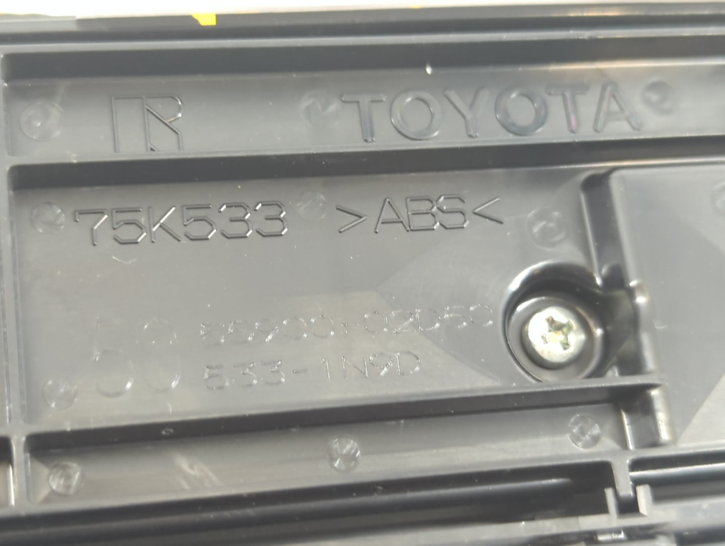 2020 Toyota Corolla Climate Control Module Temperature AC/Heater Replacement P/N:75K5333>ABS< Fits OEM Used Auto Parts - Oem