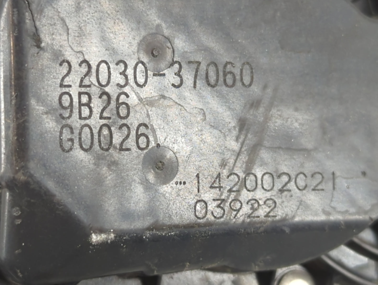 2020-2022 Toyota Corolla Throttle Body P/N:22030-37060 Fits Fits 2010 2011 2012 2013 2014 2015 2016 2017 2018 2019 2020 2021