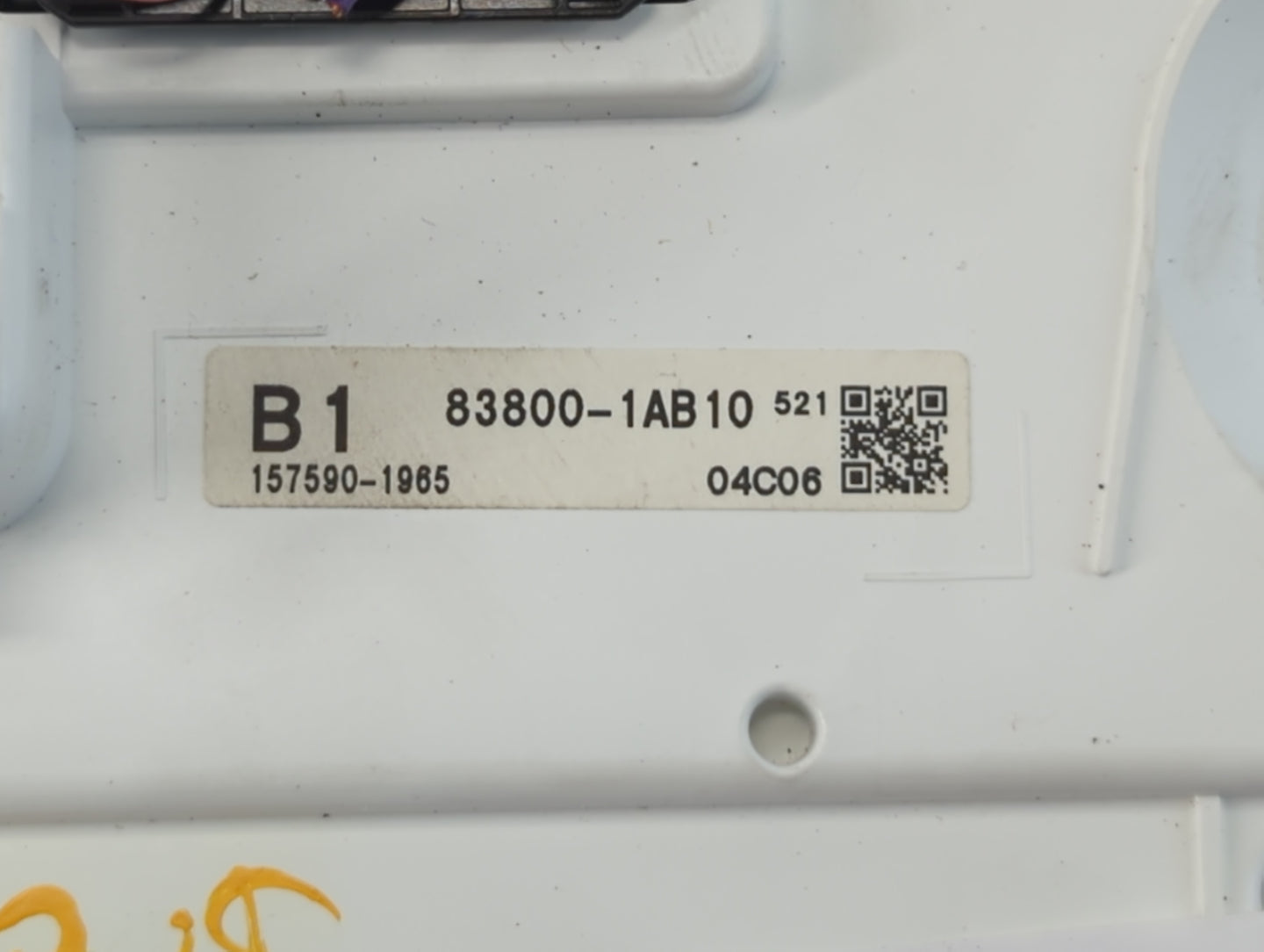 2020 Toyota Corolla Instrument Cluster Speedometer Gauges P/N:83800-1AB10 Fits OEM Used Auto Parts - Oemusedautoparts1.com