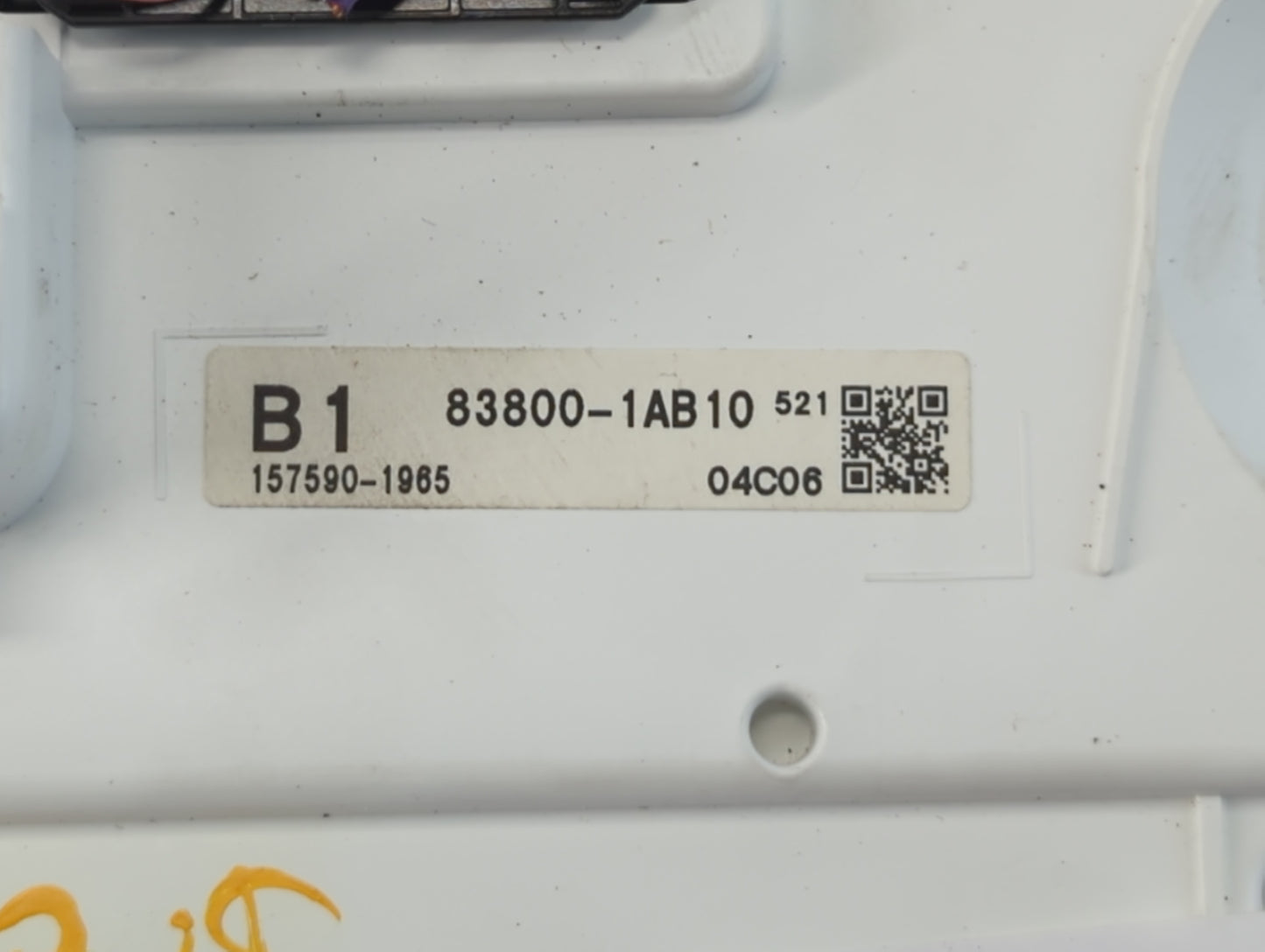 2020 Toyota Corolla Instrument Cluster Speedometer Gauges P/N:83800-1AB10 Fits OEM Used Auto Parts - Oemusedautoparts1.com