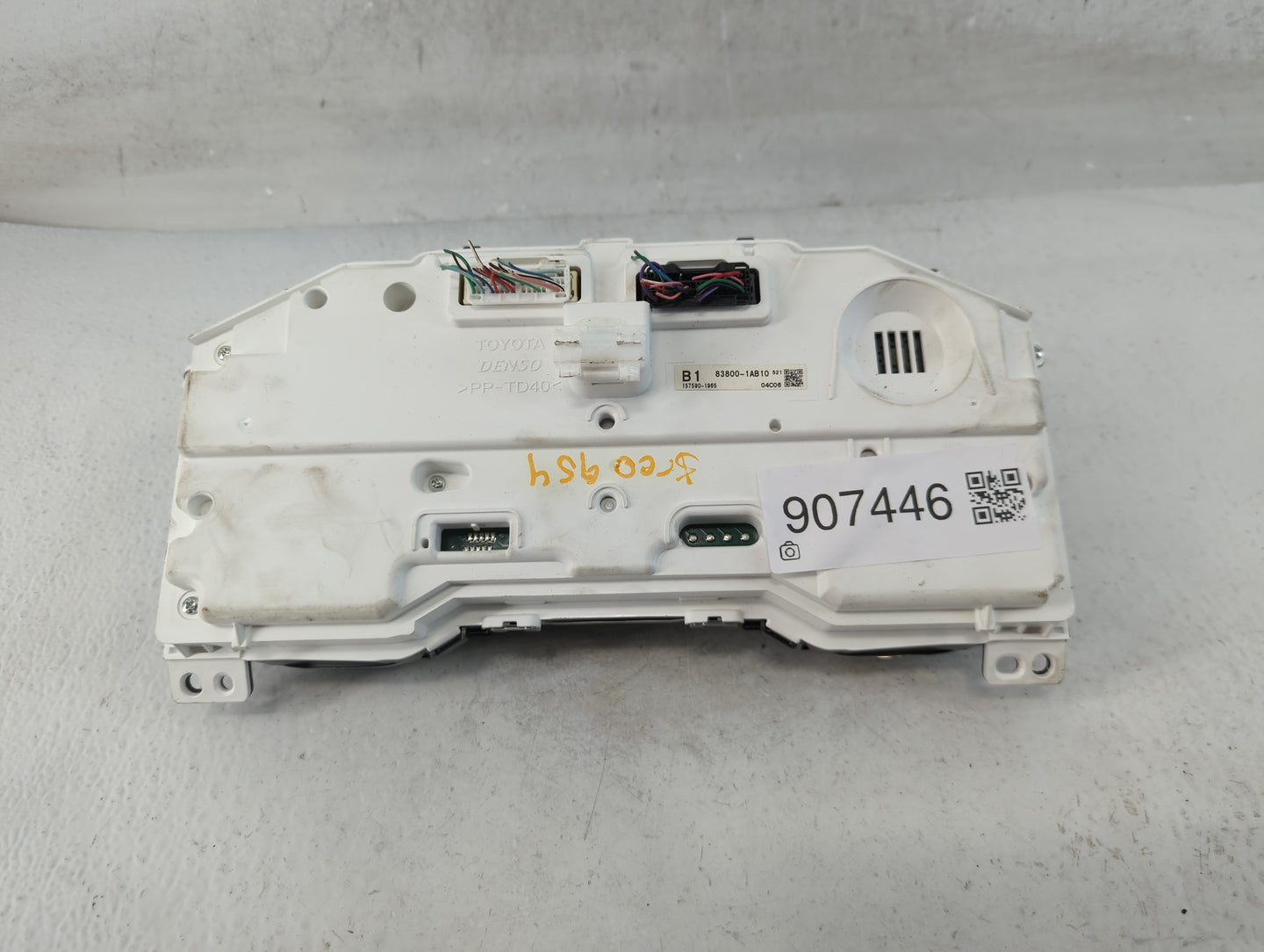 2020 Toyota Corolla Instrument Cluster Speedometer Gauges P/N:83800-1AB10 Fits OEM Used Auto Parts - Oemusedautoparts1.com