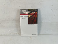 2020 Toyota Highlander Owners Manual Book Guide P/N:01999-0E036 OEM Used Auto Parts - Oemusedautoparts1.com