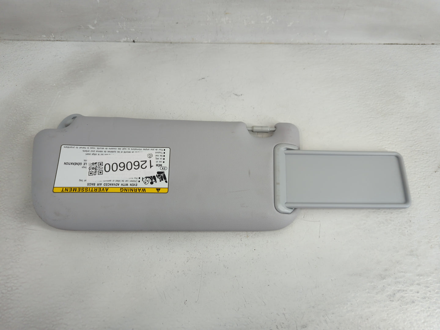 2019-2022 Toyota Prius Sun Visor Shade Replacement Passenger Right Mirror Fits Fits 2019 2020 2021 2022 OEM Used Auto Parts 